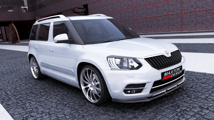 Maxton Design - FRONT SPLITTER SKODA YETI CITY FACELIFT MODEL (2013-UP)