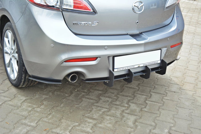 Maxton Design - MAZDA 3 MK2 SPORT (PREFACE) REAR DIFFUSER & REAR SIDE SPLITTERS