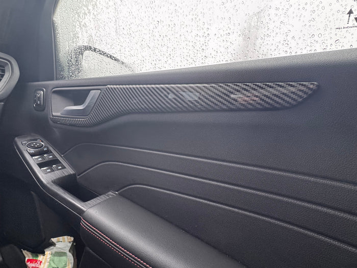 Carbon Fibre Look Door Card Trim Cover for MK3 / MK3.5 Kuga | CEUK