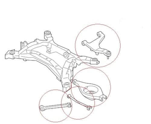 Nissan 350Z Z33 (2002-2009) Front & Rear Suspension Arm Bushes