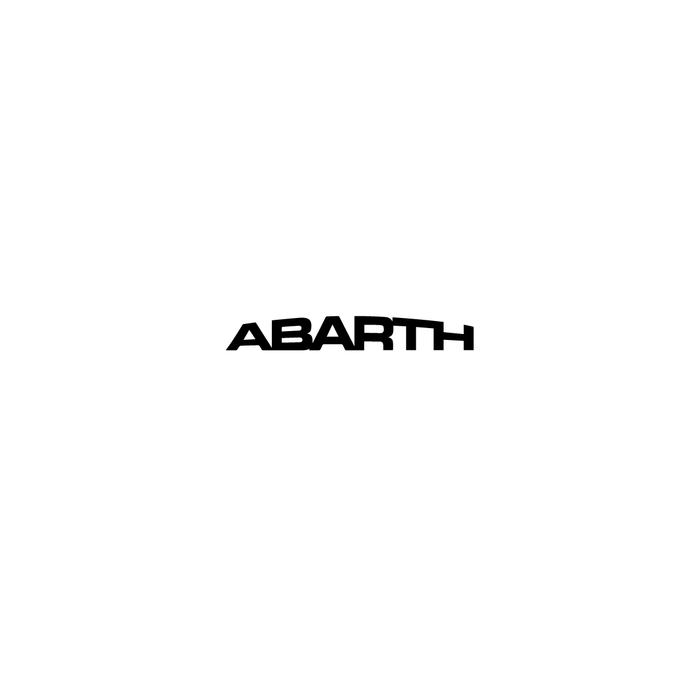 Tiny Abarth Text Sunstrip