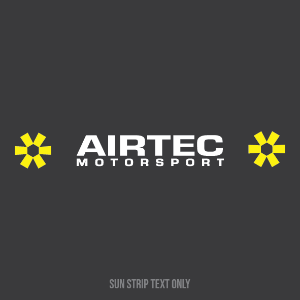Airtec Motorsport Sunstrip Text