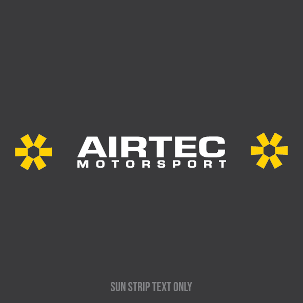 Airtec Motorsport Sunstrip Text
