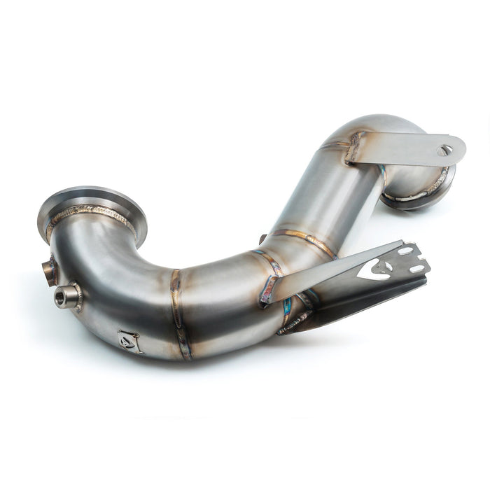 Mercedes-AMG A 45 S Front Downpipe Sports Cat / De-Cat Performance Exhaust – Cobra Sport