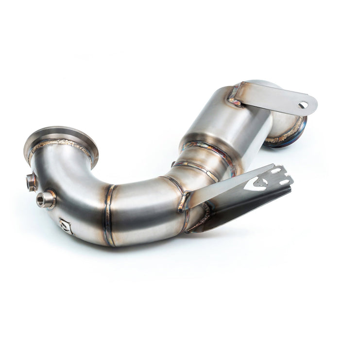 Cobra Exhausts - Mercedes-AMG CLA 45 S Front Downpipe Sports Cat / De-Cat Performance Exhaust | Car Enhancements UK