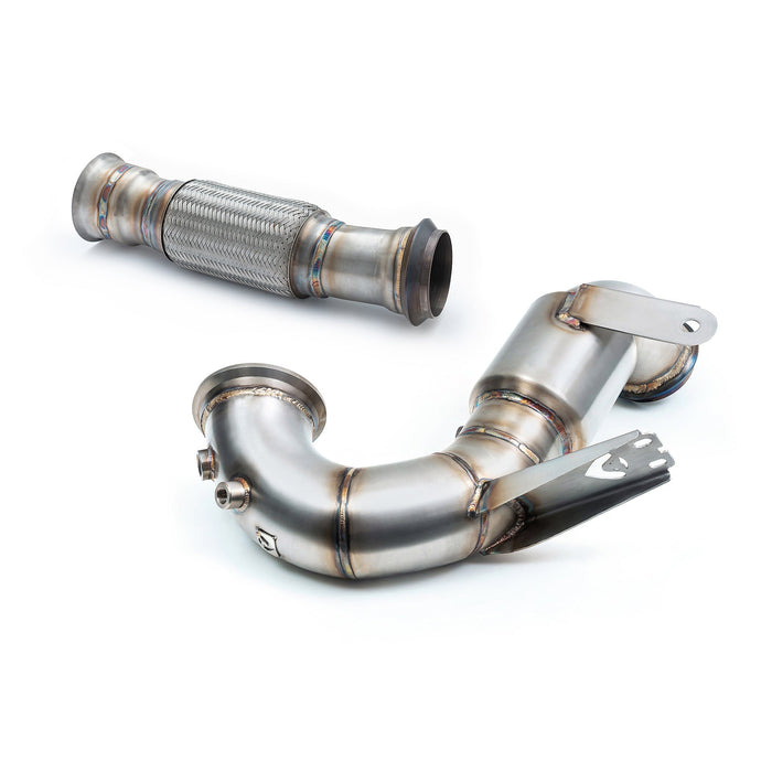 Cobra Exhausts - Mercedes-AMG CLA 45 S Front Downpipe Sports Cat / De-Cat Performance Exhaust | Car Enhancements UK
