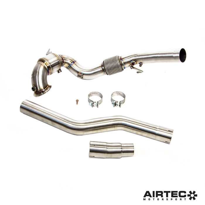 AIRTEC MOTORSPORT 200 CELL SPORTS CAT DOWNPIPE FOR MK8 GOLF R | Car Enhancements UK