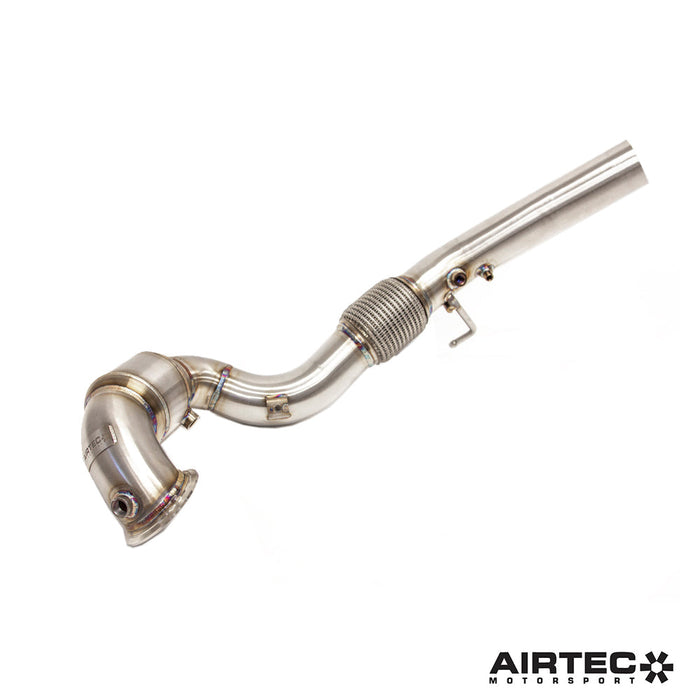 AIRTEC MOTORSPORT 200 CELL SPORTS CAT DOWNPIPE FOR MK8 GOLF R | Car Enhancements UK