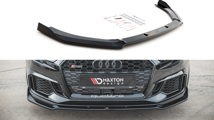 Maxton Design - Front Splitter V.3 Audi RS3 Sportback 8V Facelift