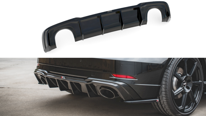 Maxton Design - REAR VALANCE V.2 AUDI RS3 8V SPORTBACK FACELIFT (2017-UP)