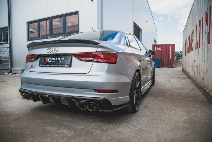 Maxton Design - REAR VALANCE AUDI S3 SEDAN 8V FACELIFT (2016-2020)