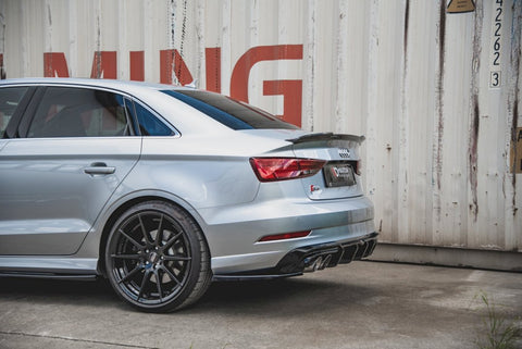 Maxton Design - REAR SIDE SPLITTERS V.2 AUDI S3 SEDAN 8V FACELIFT (2016-2020)