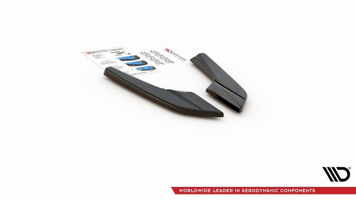Maxton Design - REAR SIDE SPLITTERS V.2 AUDI S3 SEDAN 8V FACELIFT (2016-2020)