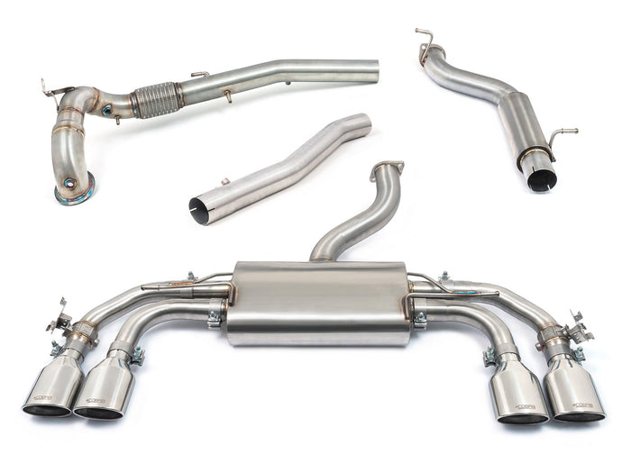 Cobra Exhausts - Audi S3 (8Y) 5 door Sportback Valved Turbo Back Performance Exhaust | Car Enhancements UK