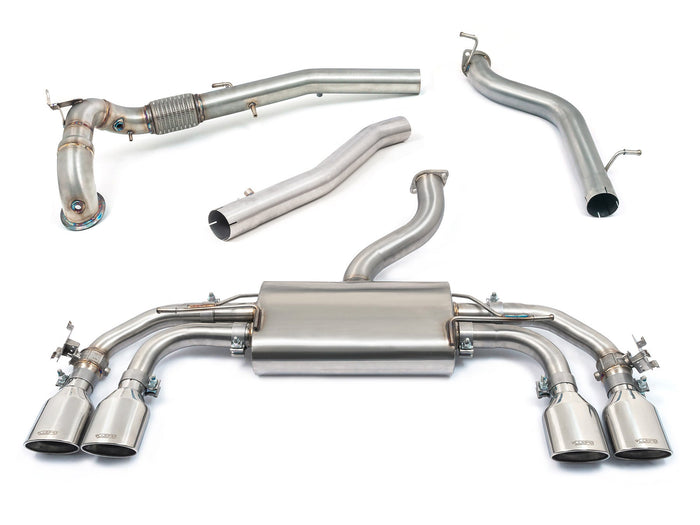 Cobra Exhausts - Audi S3 (8Y) 5 door Sportback Valved Turbo Back Performance Exhaust | Car Enhancements UK