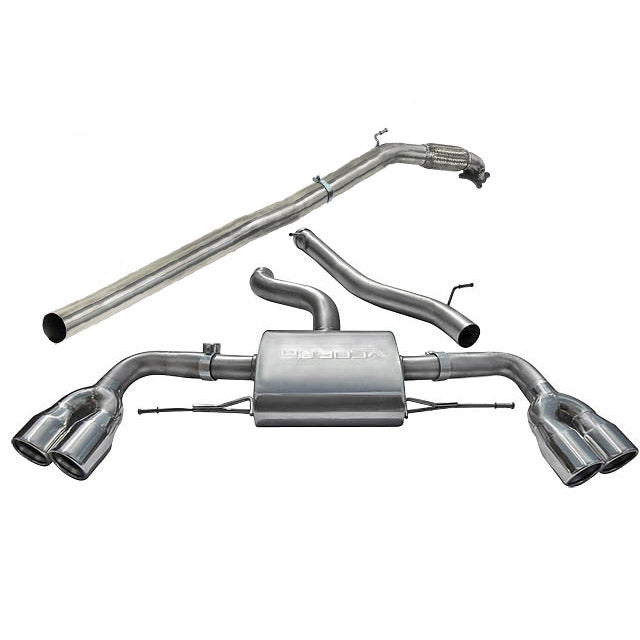 Cobra Exhausts - Audi TTS (Mk2) Quattro Turbo Back Performance Exhaust | Car Enhancements UK