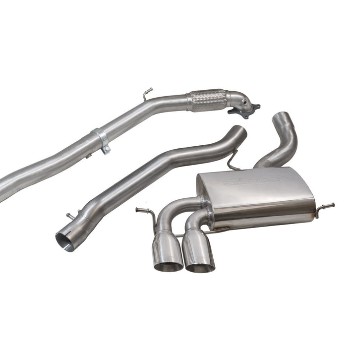 Cobra Exhausts - Audi S3 (8P) Quattro (3 Door) Turbo Back Performance Exhaust | Car Enhancements UK