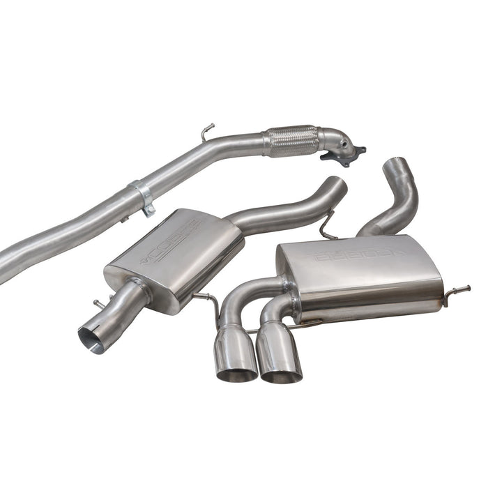 Cobra Exhausts - Audi S3 (8P) Quattro (5 Door) Sportback Turbo Back Performance Exhaust | Car Enhancements UK