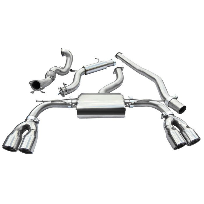 Cobra Exhausts - Audi S3 (8V) Saloon (Non-Valved) (13-18) Turbo Back Performance Exhaust | Car Enhancements UK