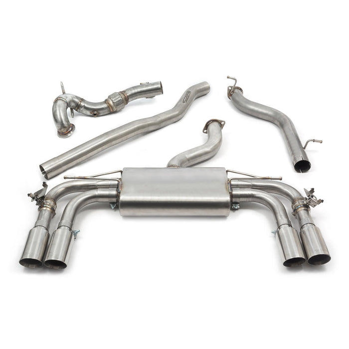 Cobra Exhausts - Audi S3 (8V) 3 Door (Valved) (13-18) Turbo Back Performance Exhaust | Car Enhancements UK