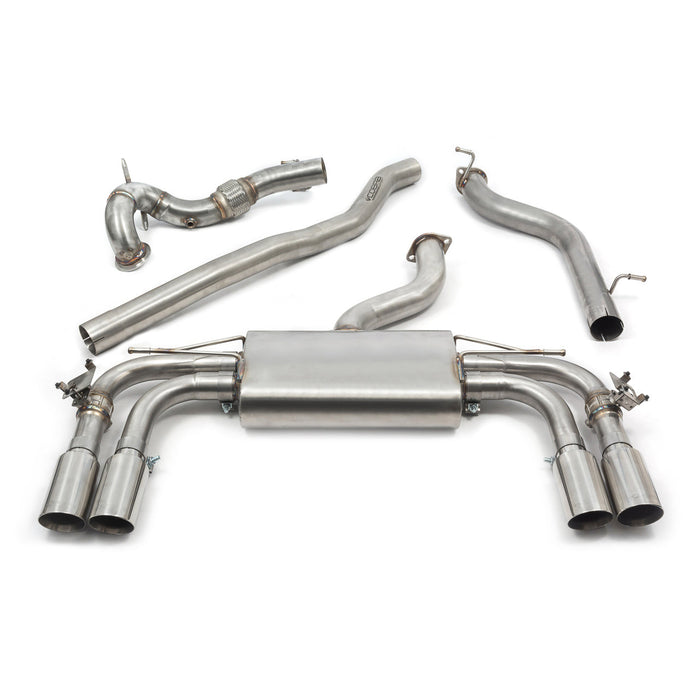 Cobra Exhausts - Audi S3 (8V) Saloon (Valved) (13-18) Turbo Back Performance Exhaust | Car Enhancements UK