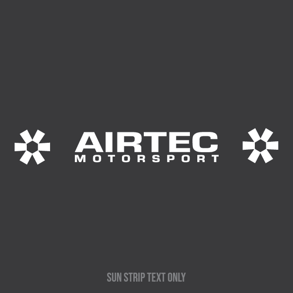 Airtec Motorsport Sunstrip Text
