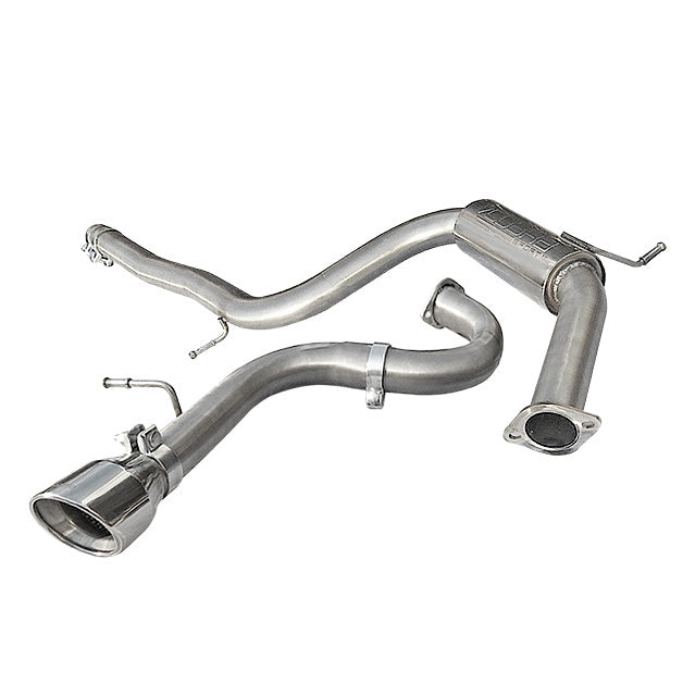 Cobra Exhausts - Audi A3 (8P) 2.0 TDI 2WD (2008-12) (3 Door) Single Tip Cat Back Performance Exhaust | Car Enhancements UK