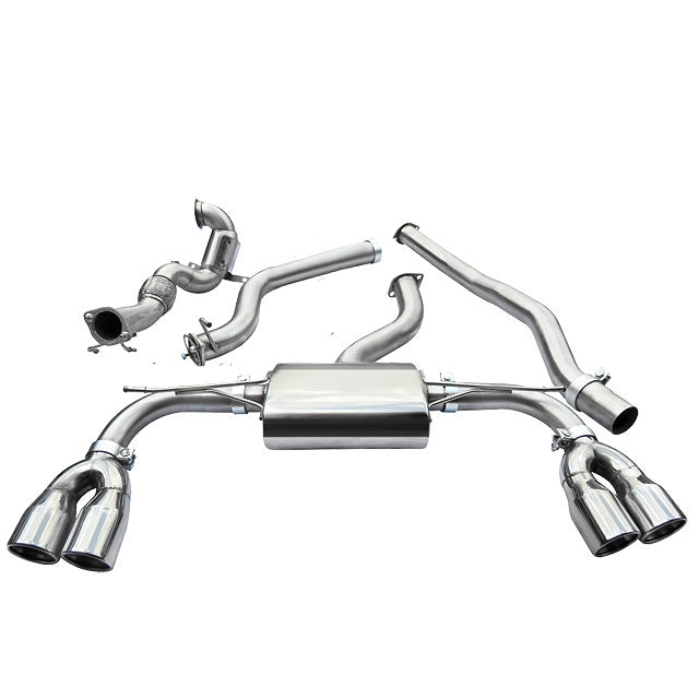 Cobra Exhausts - Audi S3 (8V) 3 Door (Non-Valved) (13-18) Turbo Back Performance Exhaust | Car Enhancements UK
