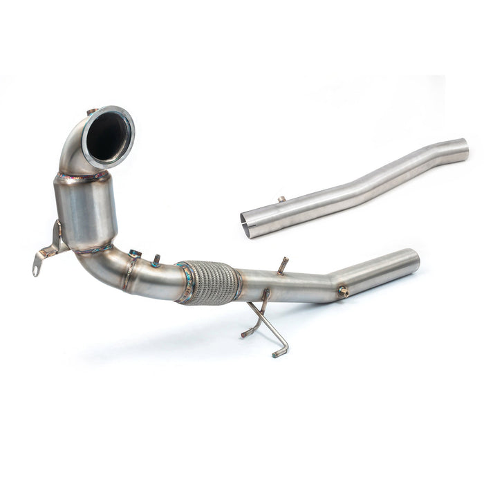 Cobra Exhausts - Audi S3 (8Y) 5 door Sportback Front Downpipe Sports Cat / De-Cat Performance Exhaust | Car Enhancements UK