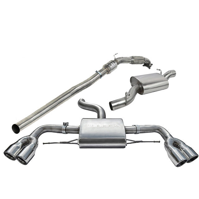 Cobra Exhausts - Audi TTS (Mk2) Quattro Turbo Back Performance Exhaust | Car Enhancements UK