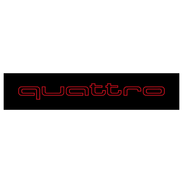 Quattro Sunstrip Text