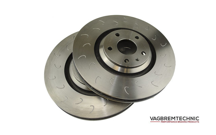 Vagbremtechnic Front Brake Kit - 4 Piston Brembo Caliper - 340x32mm OE Discs - T5/T6 Transporter