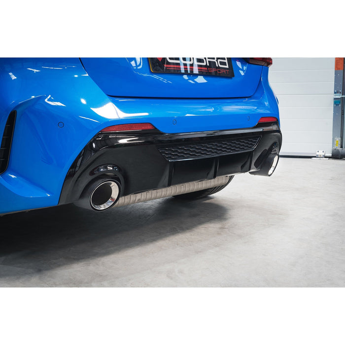 Cobra Exhausts - BMW M135i xDrive (F40) OEM Style M Performance Tips - Carbon Fibre Larger 4" Slip-on Replacement Tailpipes | Car Enhancements UK