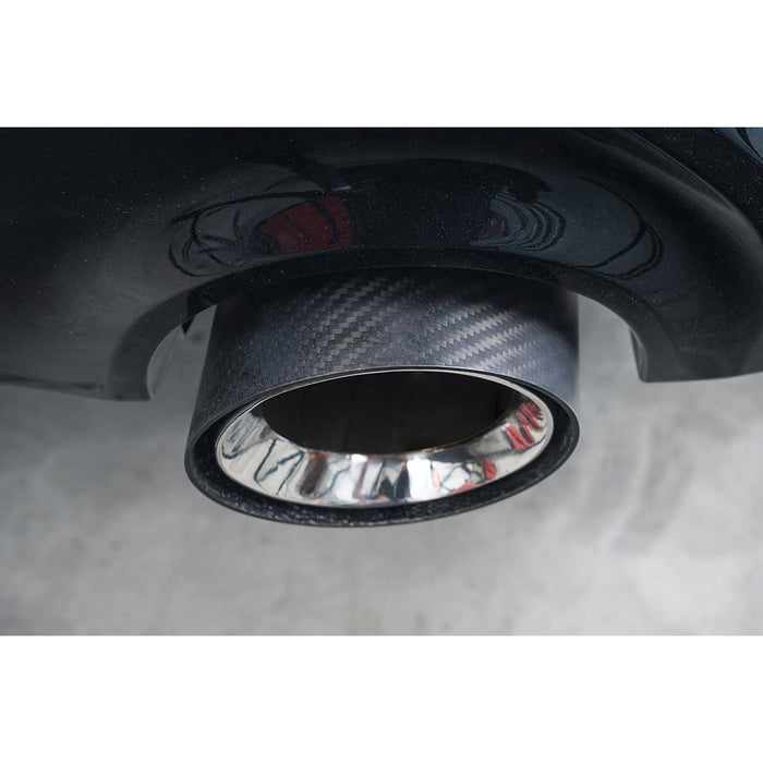 Cobra Exhausts - BMW M135i xDrive (F40) OEM Style M Performance Tips - Carbon Fibre Larger 4" Slip-on Replacement Tailpipes | Car Enhancements UK