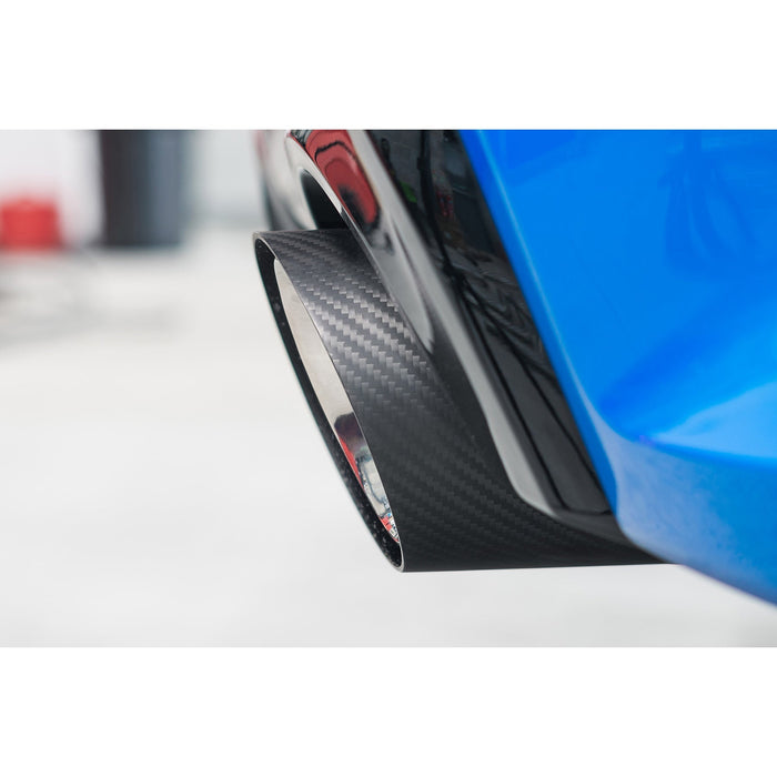 Cobra Exhausts - BMW M135i xDrive (F40) OEM Style M Performance Tips - Carbon Fibre Larger 4" Slip-on Replacement Tailpipes | Car Enhancements UK
