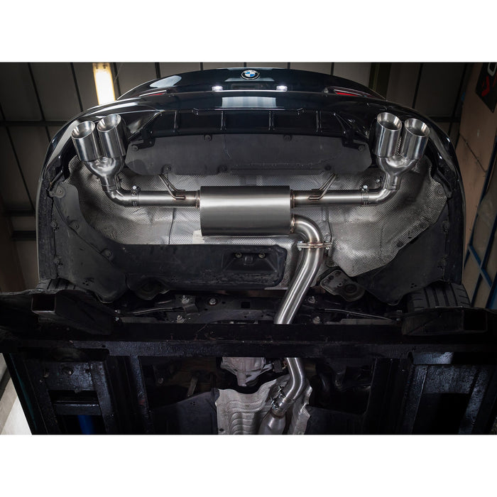 Cobra Exhausts - BMW 320i Touring (G21) (19>) Non-Valved Quad Exit M3 Style Performance Exhaust | Car Enhancements UK