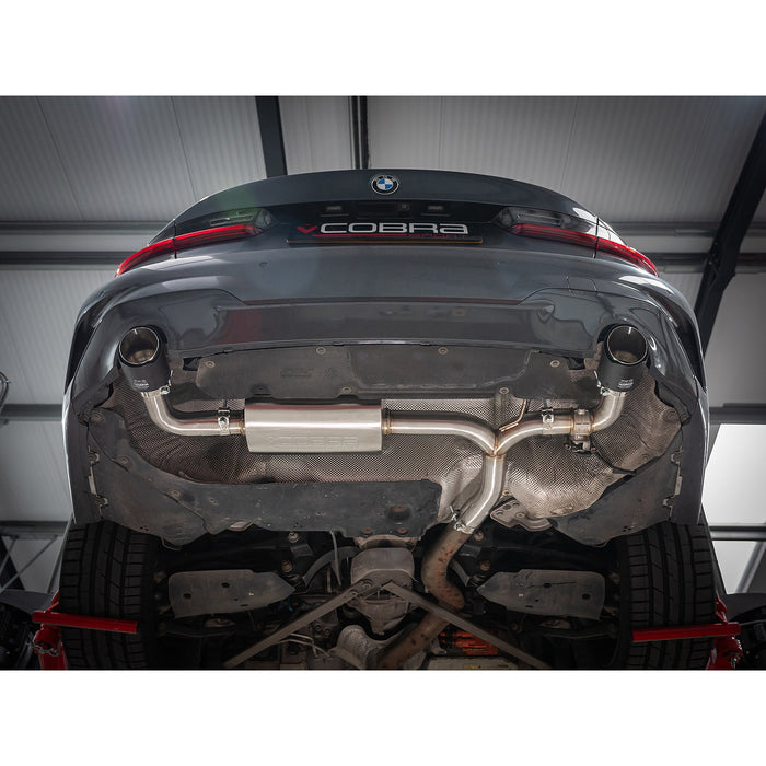 BMW 330e (G20) (19>) Valved Dual Exit Rear Axle Back Performance Exhaust – Cobra Sport