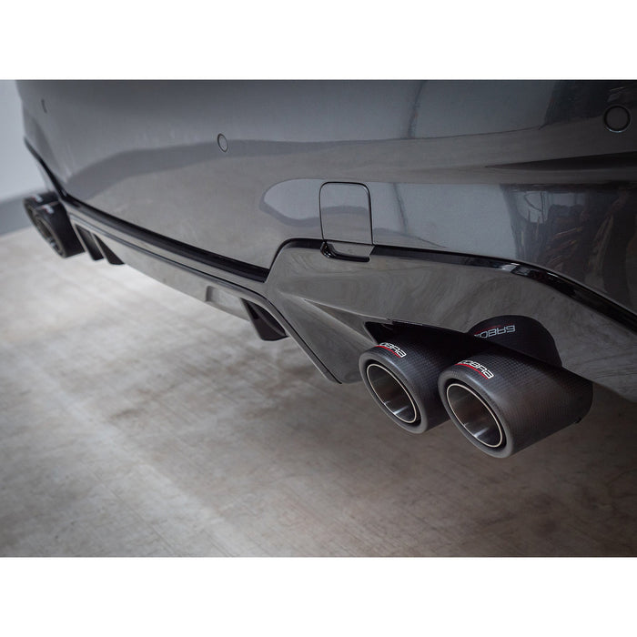 BMW 330e (G20) (19>) Valved Quad Exit Rear Axle Back M3 Style Performance Exhaust – Cobra Sport