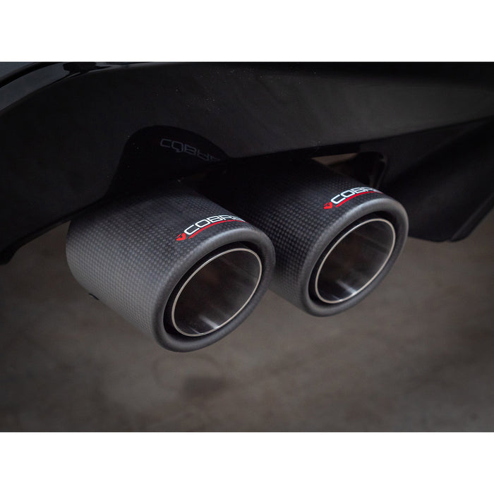 BMW 330e (G20) (19>) Valved Quad Exit Rear Axle Back M3 Style Performance Exhaust – Cobra Sport