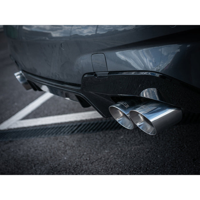 Cobra Exhausts - BMW 330e Touring (G21) (19>) Valved Quad Exit Rear Axle Back M3 Style Performance Exhaust | Car Enhancements UK