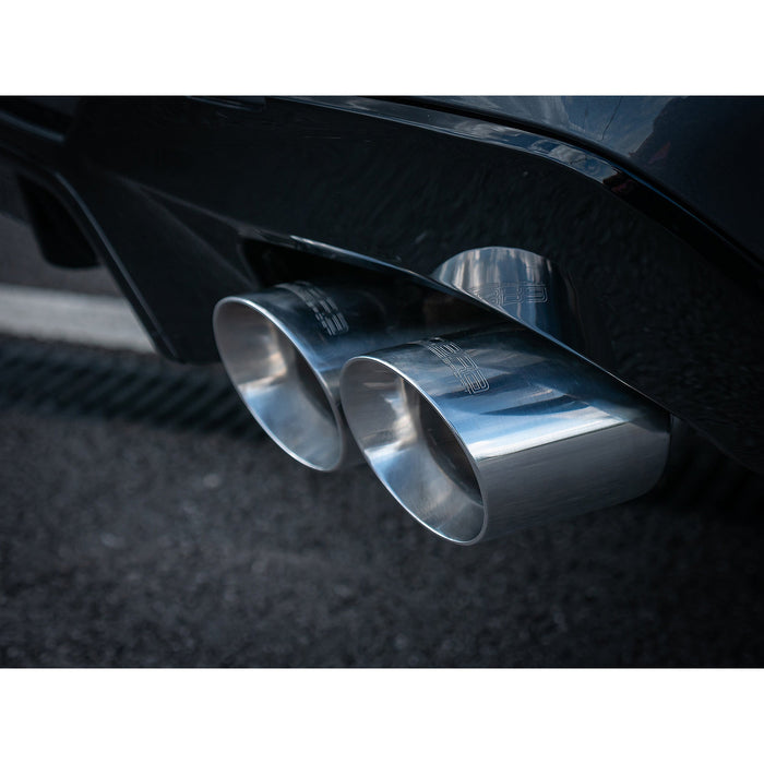 BMW 330e (G20) (19>) Valved Quad Exit Rear Axle Back M3 Style Performance Exhaust – Cobra Sport