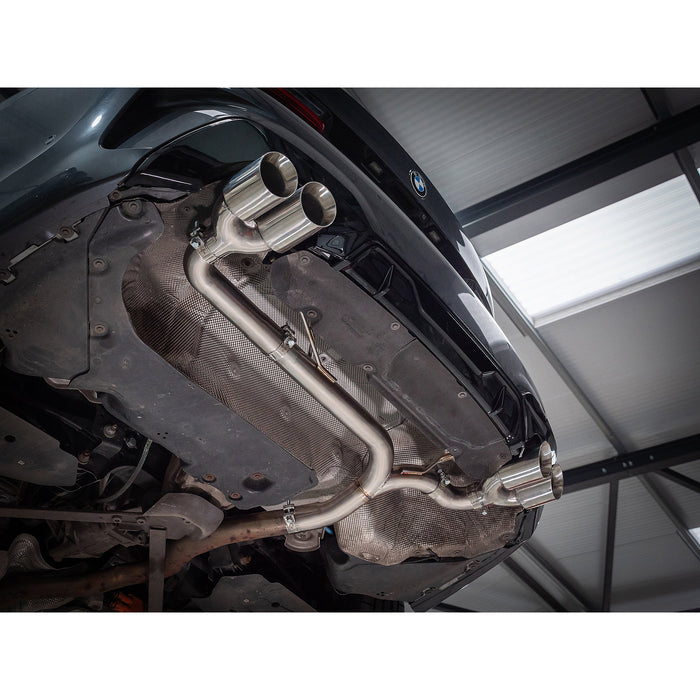 Cobra Exhausts - BMW 330e Touring (G21) (19>) Non-Valved Venom Quad Exit Rear Axle Back M3 Style Performance Exhaust | Car Enhancements UK