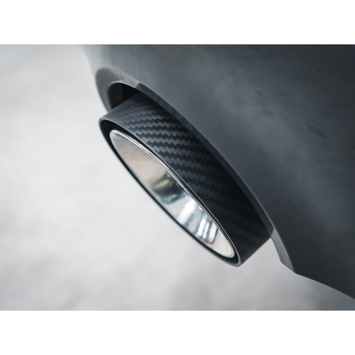 Cobra Exhausts - BMW 3 Series (G20/G21) Carbon Fibre M Performance Tips - OEM Style Larger 3.5" Slip-on Replacement Tailpipes | Car Enhancements UK