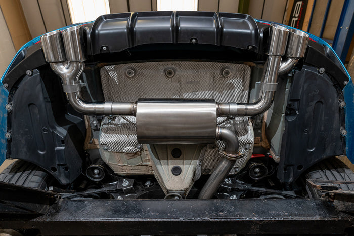 Cobra Exhausts - BMW 325D (F30 LCI/F31 LCI) (2015-19) Quad Exit M3 Style Performance Exhaust Conversion | Car Enhancements UK