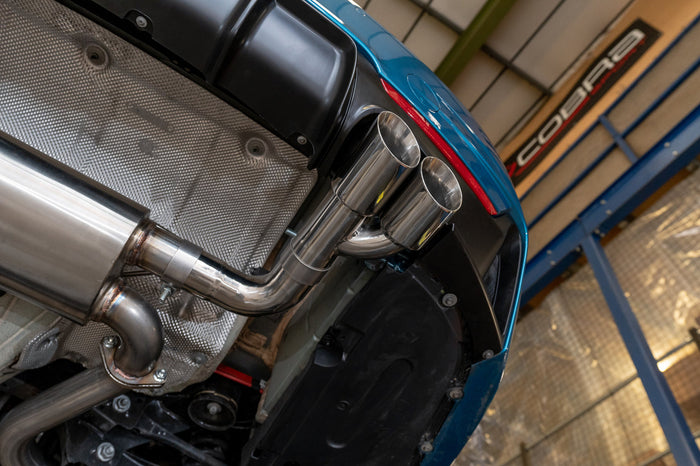 Cobra Exhausts - BMW 325D (F30 LCI/F31 LCI) (2015-19) Quad Exit M3 Style Performance Exhaust Conversion | Car Enhancements UK