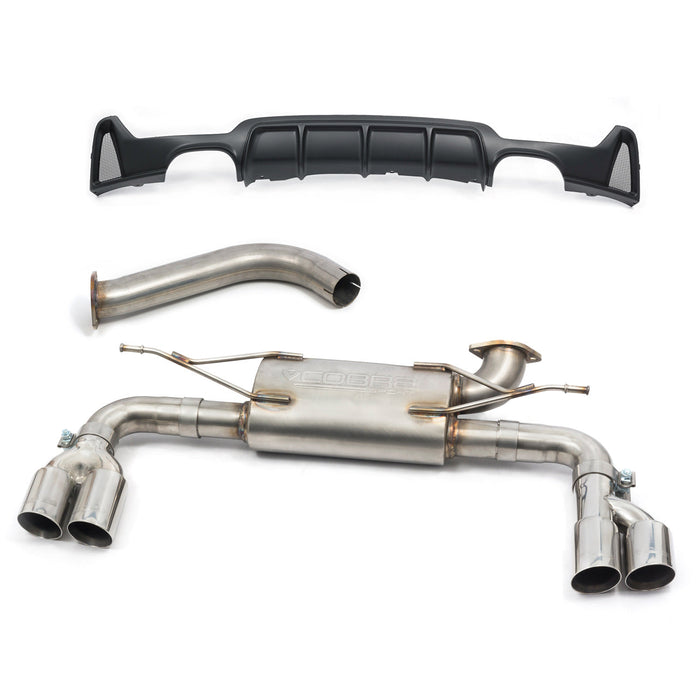 Cobra Exhausts - BMW 425D (F32/F33/F36) Quad Exit M4 Style Performance Exhaust Conversion | Car Enhancements UK