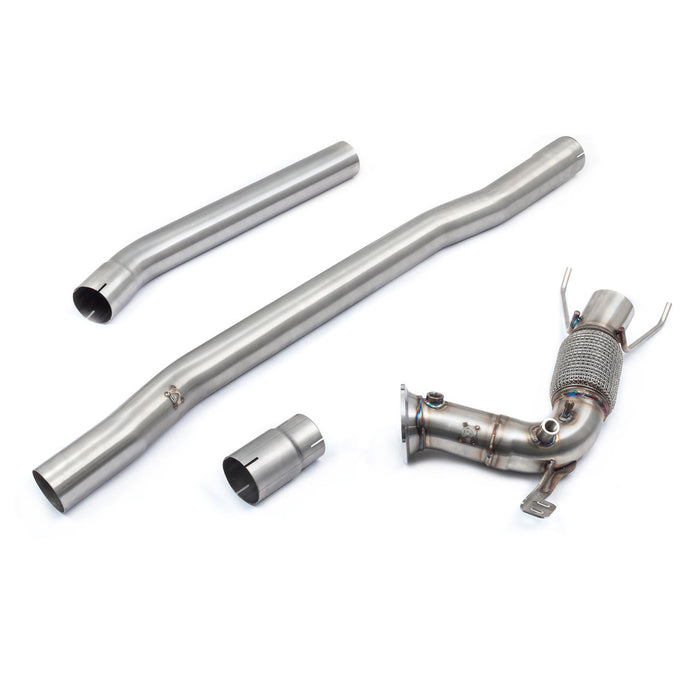 Cobra Exhausts - BMW M135i (F40) Front Downpipe Sports Cat / De-Cat To Cobra Sport Performance Exhaust Package | Car Enhancements UK