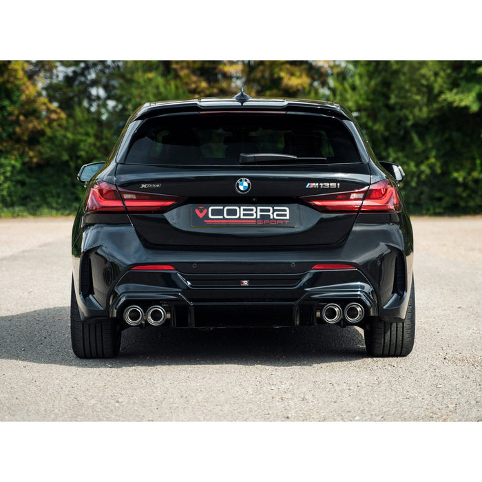 BMW M135i (F40) Quad Exit GPF/PPF Back M3 Style Performance Exhaust – Cobra Sport