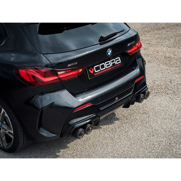 BMW M135i (F40) Quad Exit M3 Style Cat Back Performance Exhaust – Cobra Sport