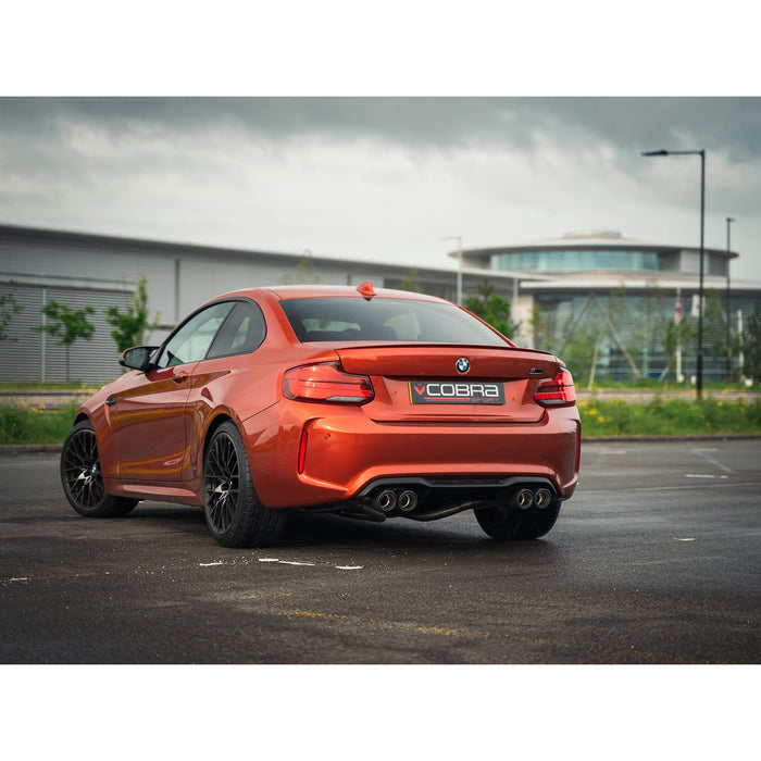 BMW M2 Competition Venom Race Rear Axle Back (Back Box Delete) Performance Exhaust – Cobra Sport